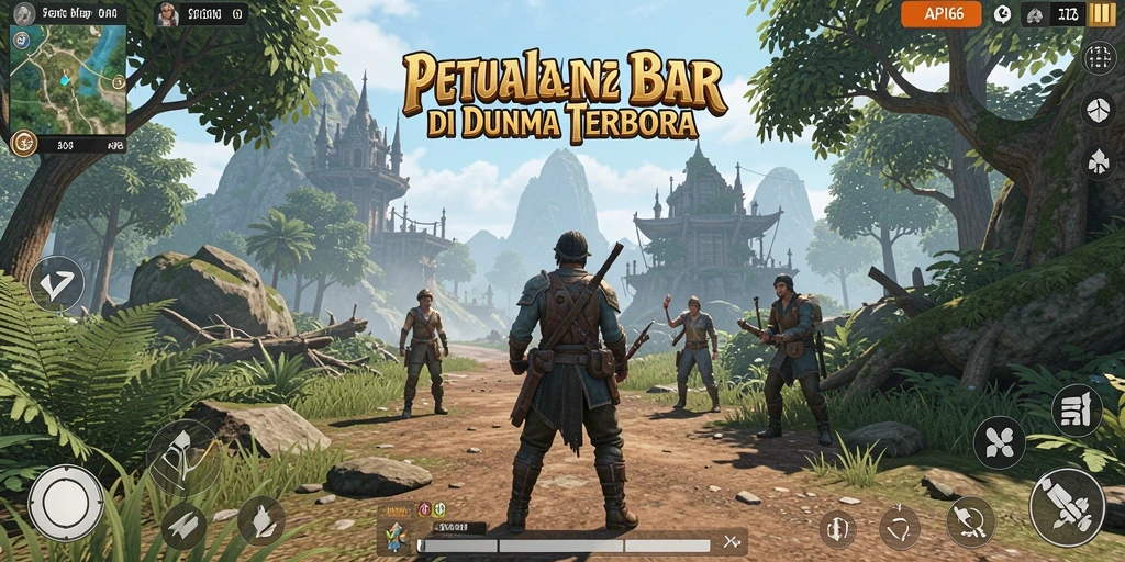 Gameplay seru dalam dunia Open World yang luas dan interaktif.