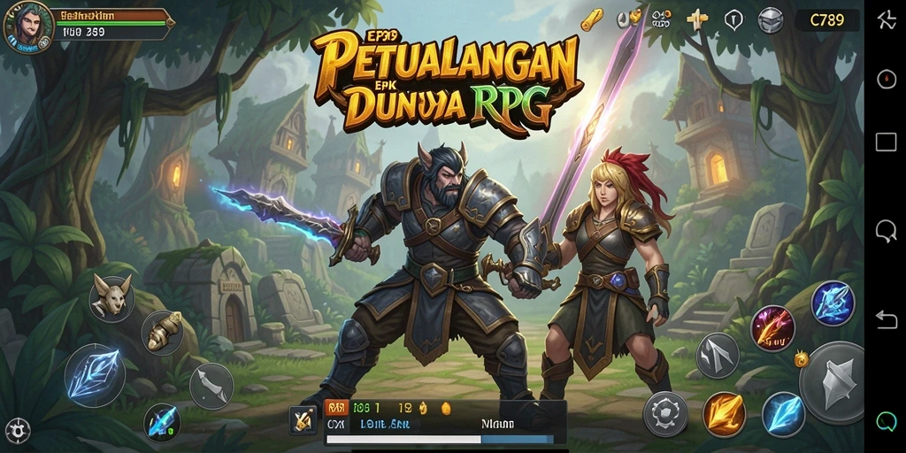 Cuplikan gameplay C789 menampilkan aksi seru dan eksplorasi dunia RPG.