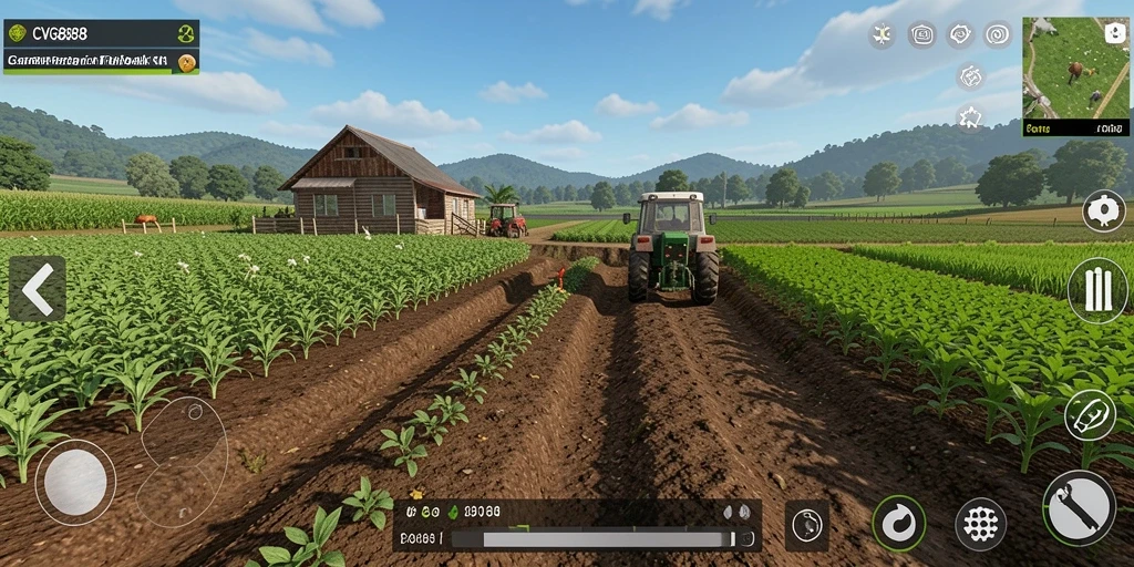 Tampilan menarik dari gameplay CVG8888 yang seru dan penuh warna.