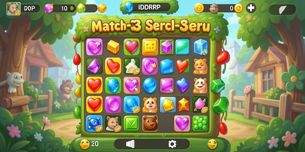 Tampilan gameplay IDRRP yang penuh warna dan menantang.