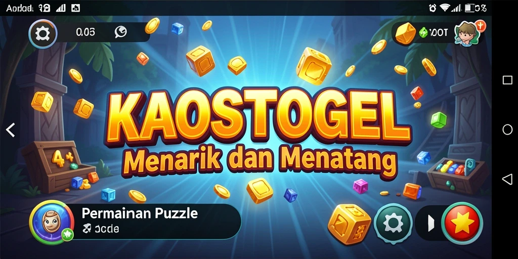 Tampilan menarik dari gameplay KAOSTOGEL yang menantang.