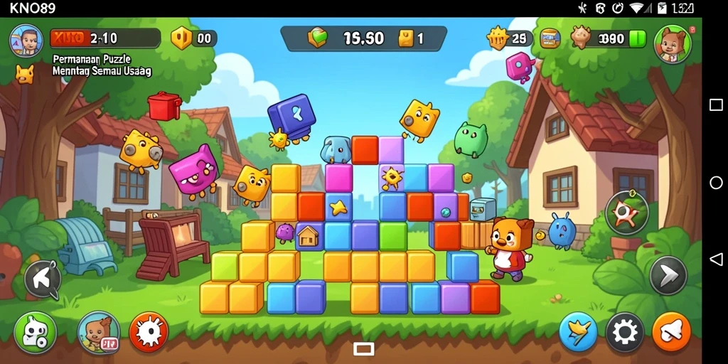 Tangkapan layar KNO89 menampilkan teka-teki yang menantang dan gameplay yang seru.