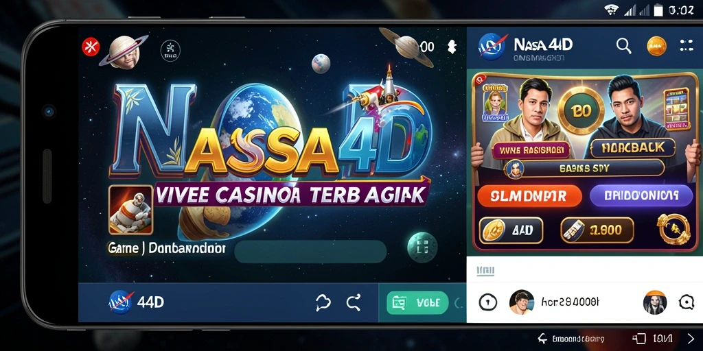Tampilan gameplay Live Casino yang menarik di NASA4D.