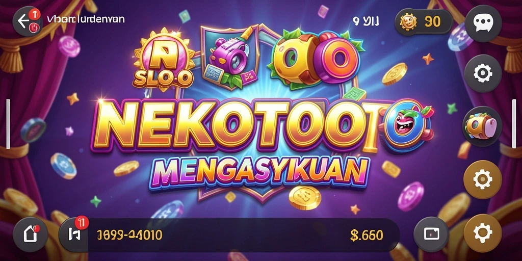 Tampilan gameplay seru dan mengasyikkan dari NEKOTOTO