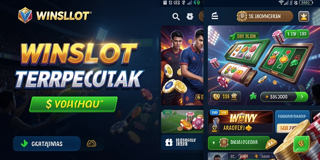 Screenshot gameplay WINSLOT menunjukkan berbagai pilihan taruhan olahraga.
